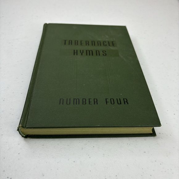 Tabernacle Hymns Number 4 Green 1960's Religious Songs Spirituality‎ Church Book - Picture 10 of 12